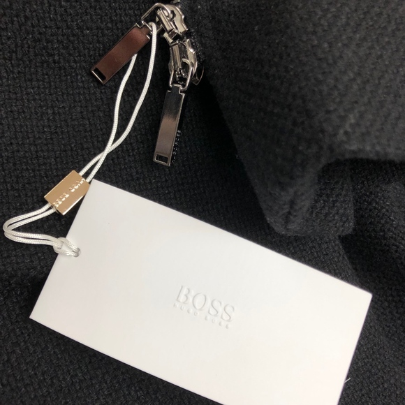 NWT BOSS/HUGO BOSS womens black coat - Picture 8 of 8